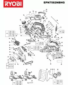 Buy A Ryobi EPN7582NBHG Spare part or Replacement part for Your Planers and Fix Your Machine Today